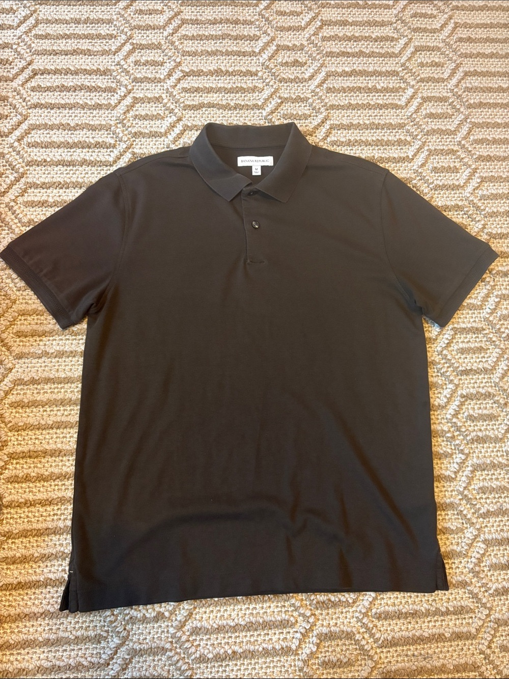 Banana Republic Men’s Brown Polo — Classic Cotton Blend